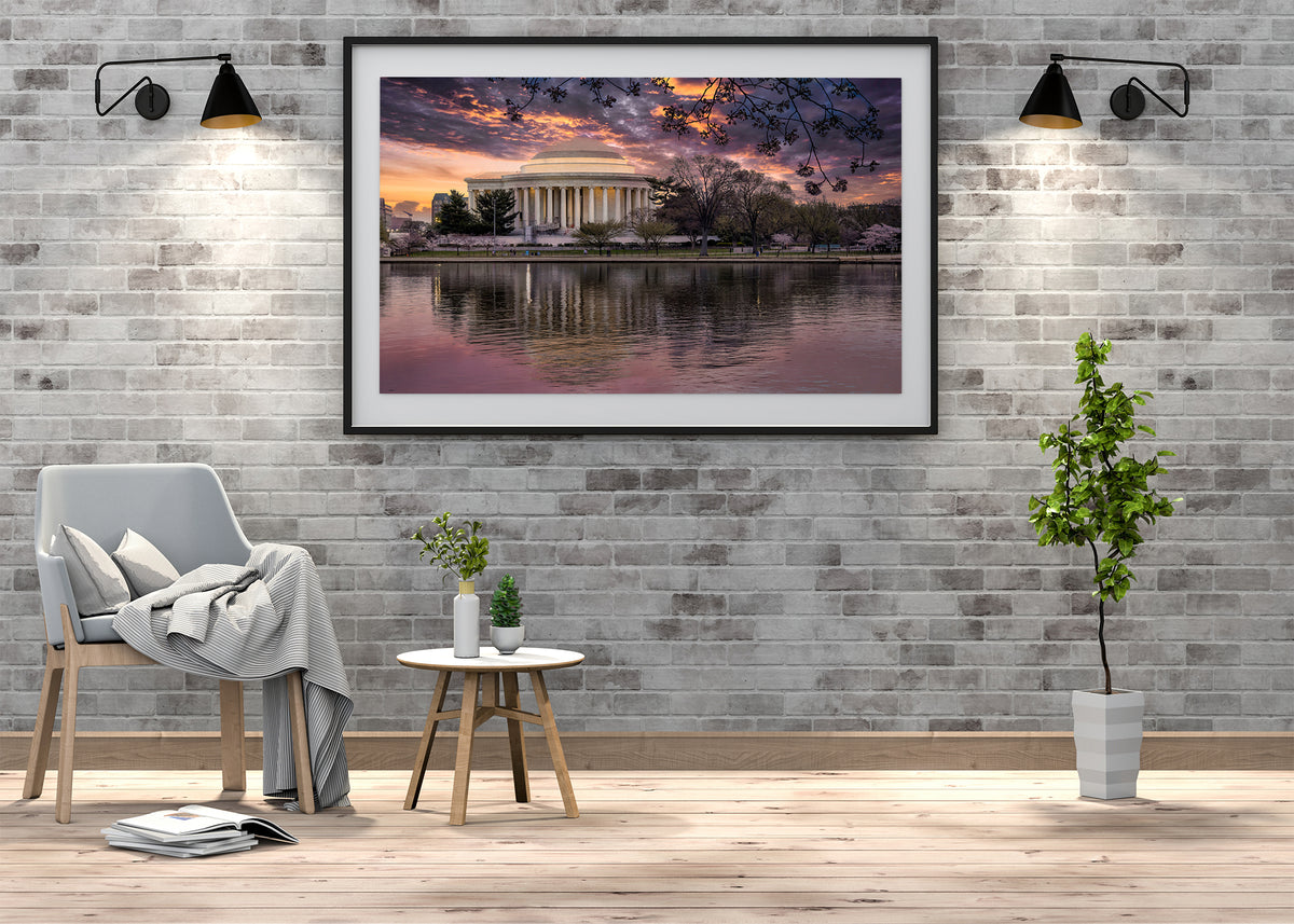 Sunrise at the Jefferson Memorial