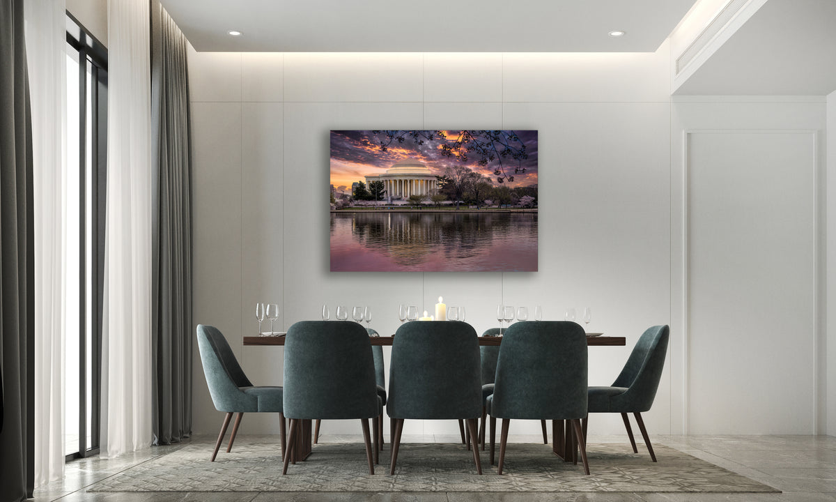 Sunrise at the Jefferson Memorial