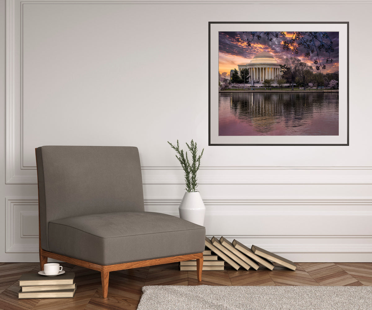 Sunrise at the Jefferson Memorial