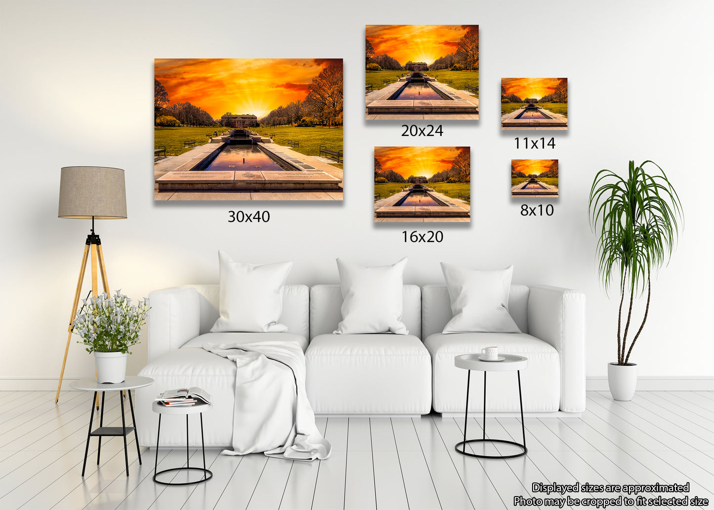 Sunset at McKeldin Mall