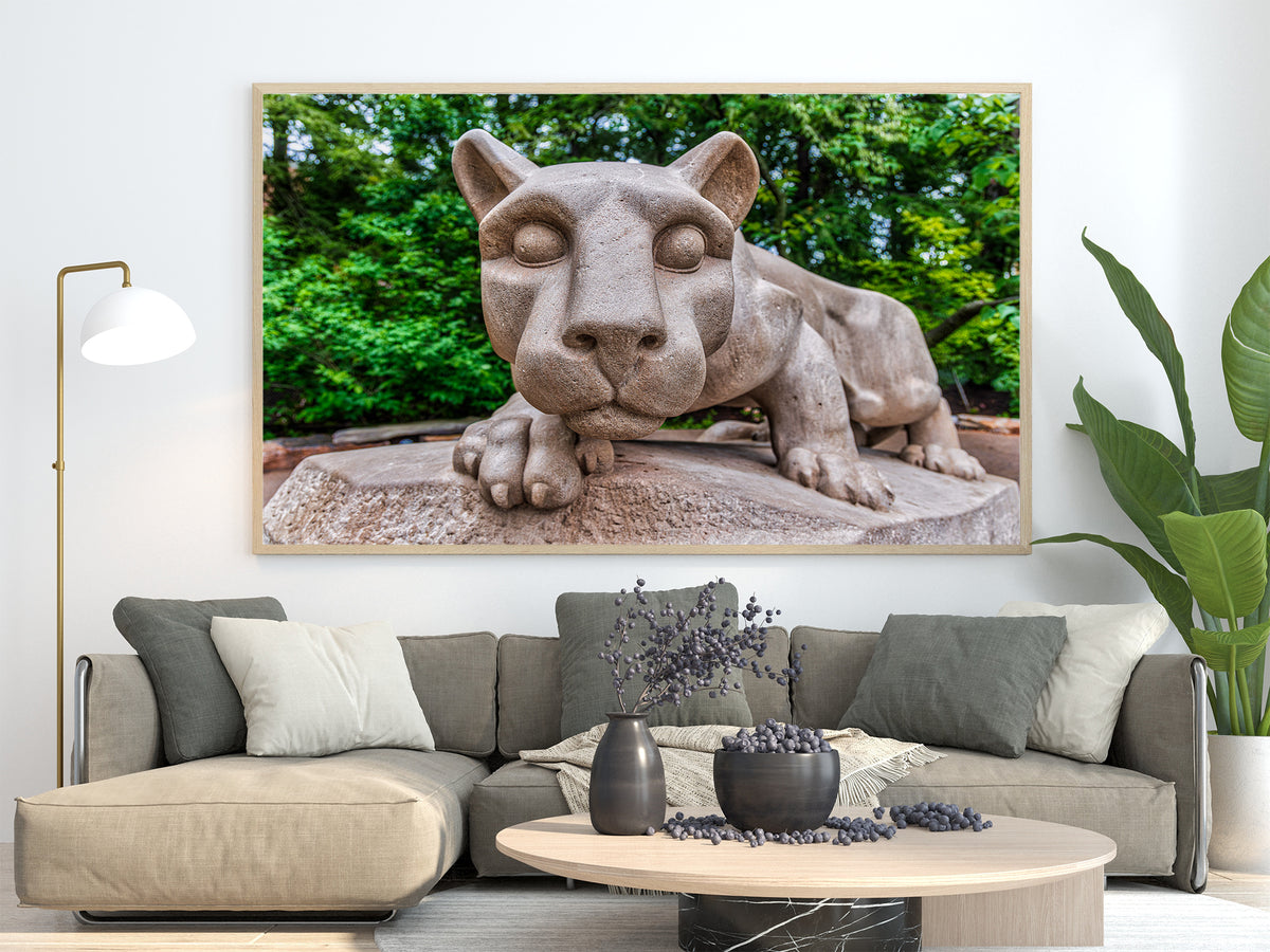 Face-to-Face with the Nittany Lion Statue