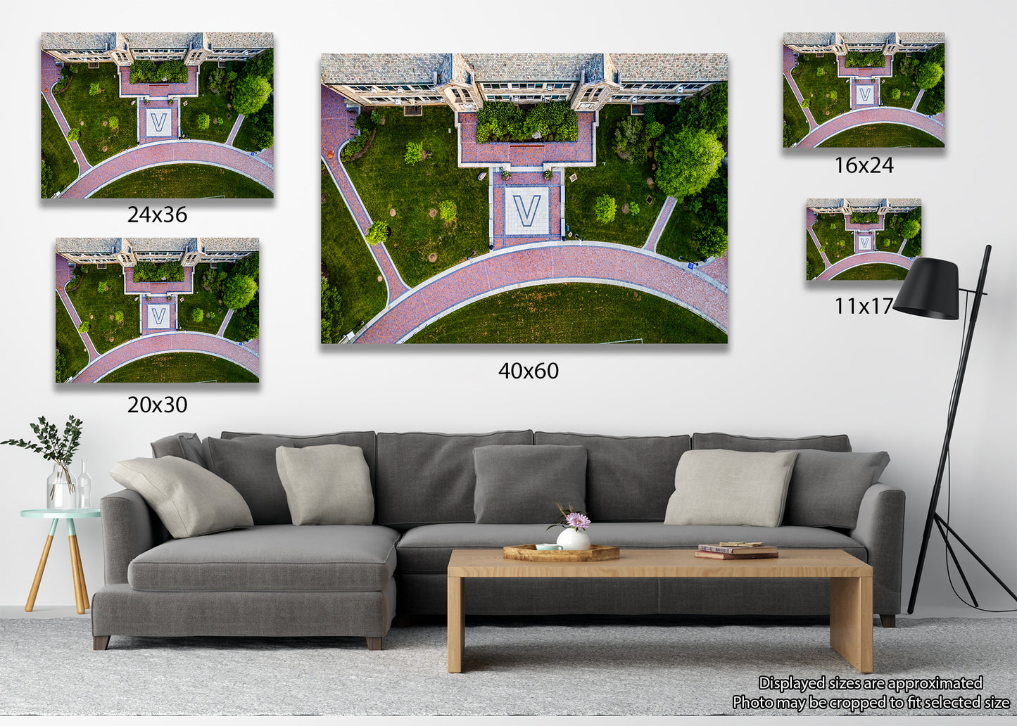 Looking Down at Villanova