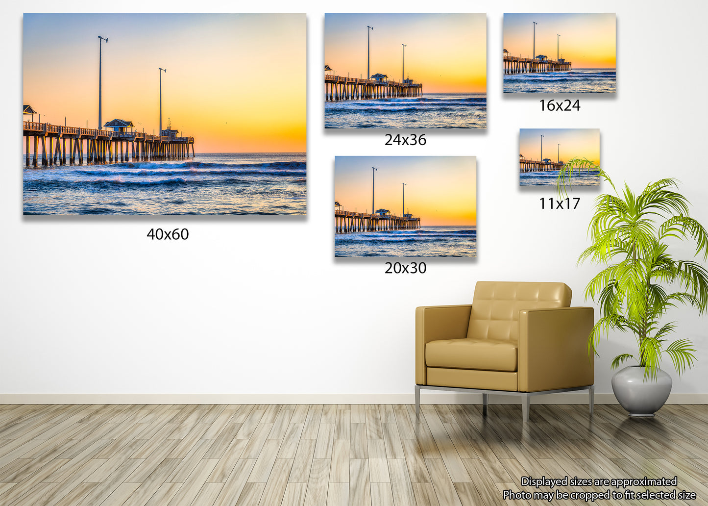 Muelle Jeanette al amanecer