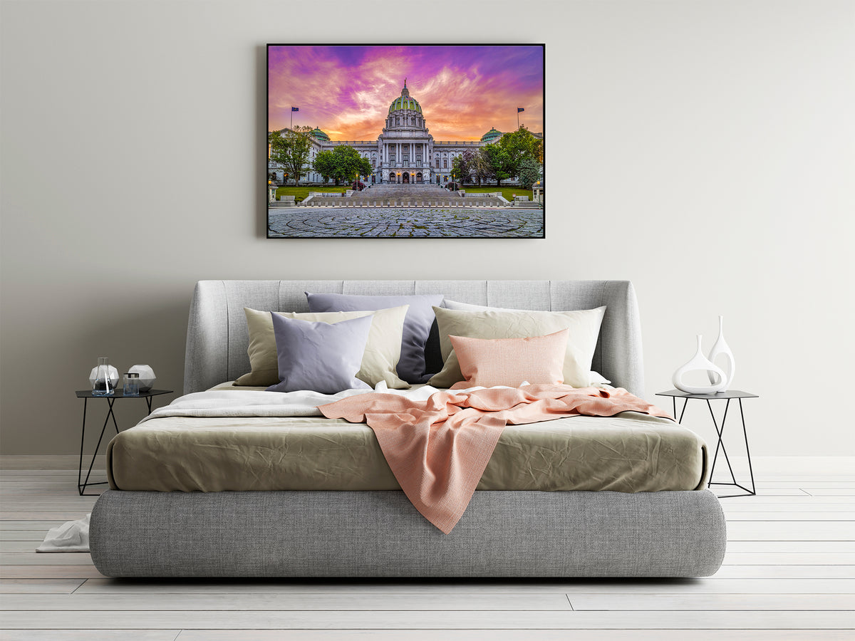 Sunrise at the Pennsylvania State Capitol