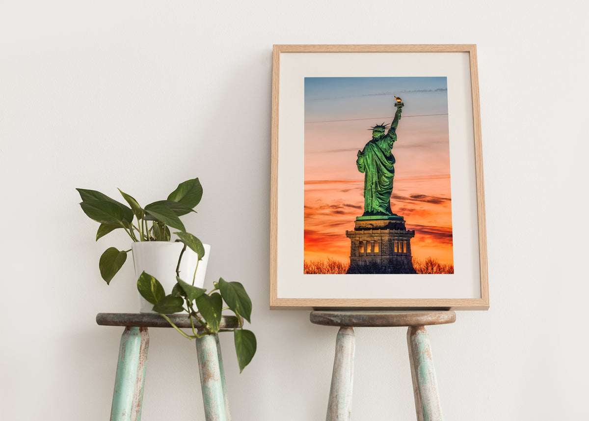Lady Liberty at First Light