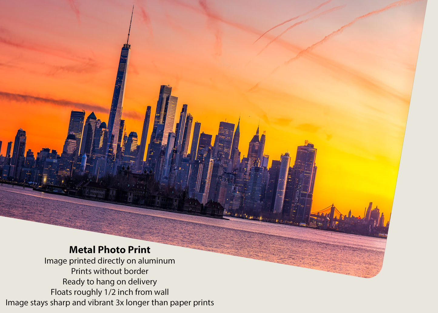 El resplandor matutino de Manhattan