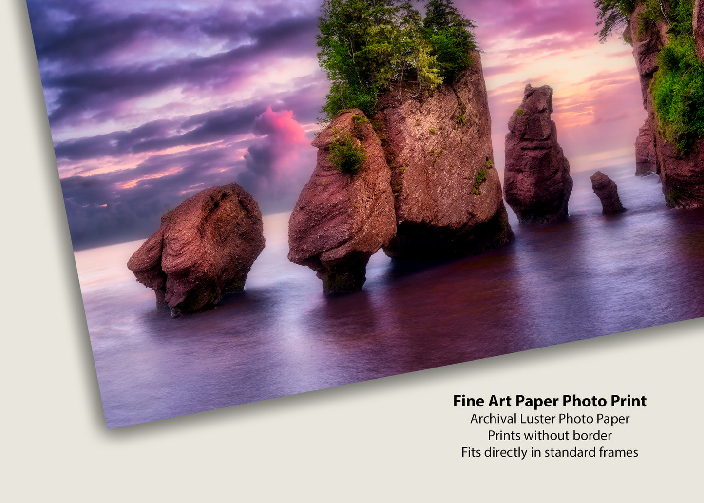 Marea alta en Hopewell Rocks