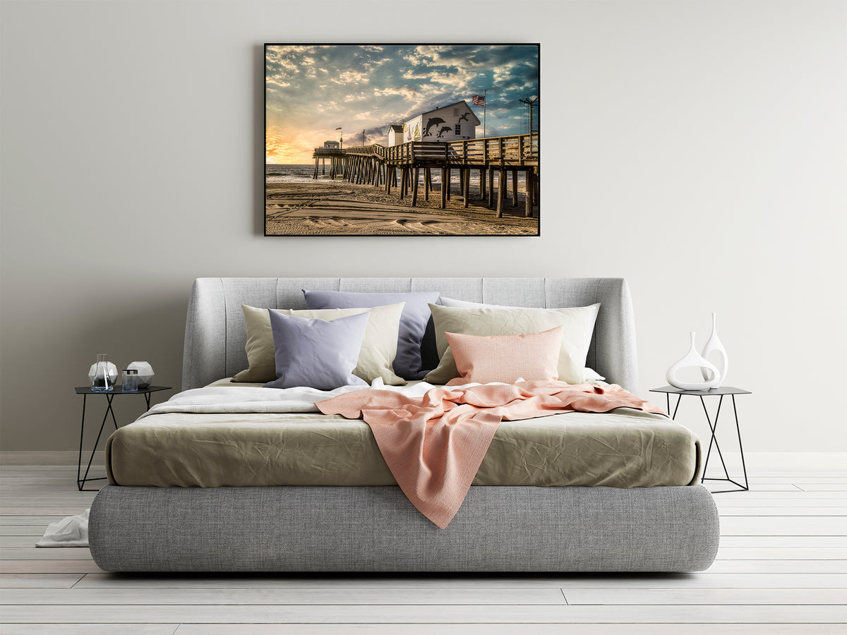 Amanecer en el muelle pesquero de OCNJ