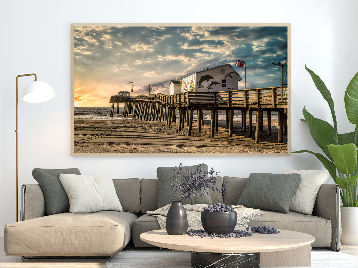 Amanecer en el muelle pesquero de OCNJ