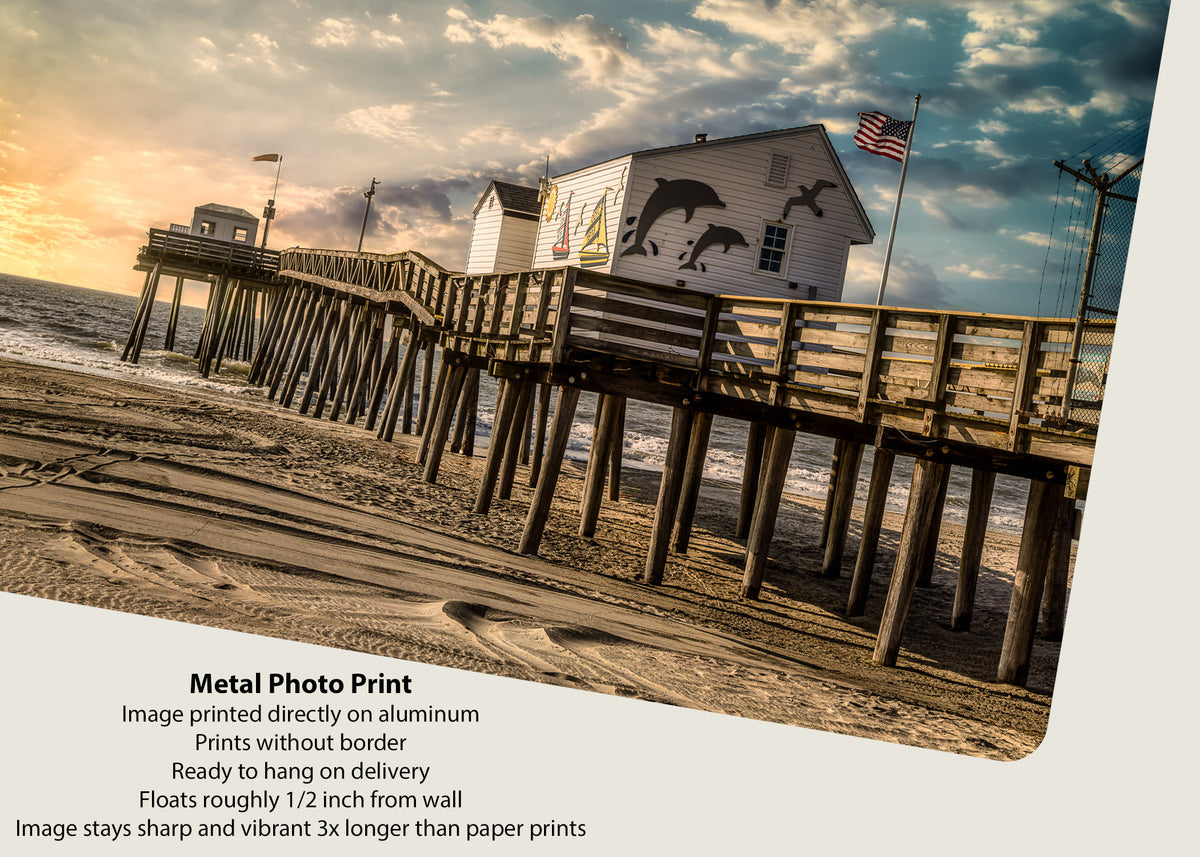 Amanecer en el muelle pesquero de OCNJ