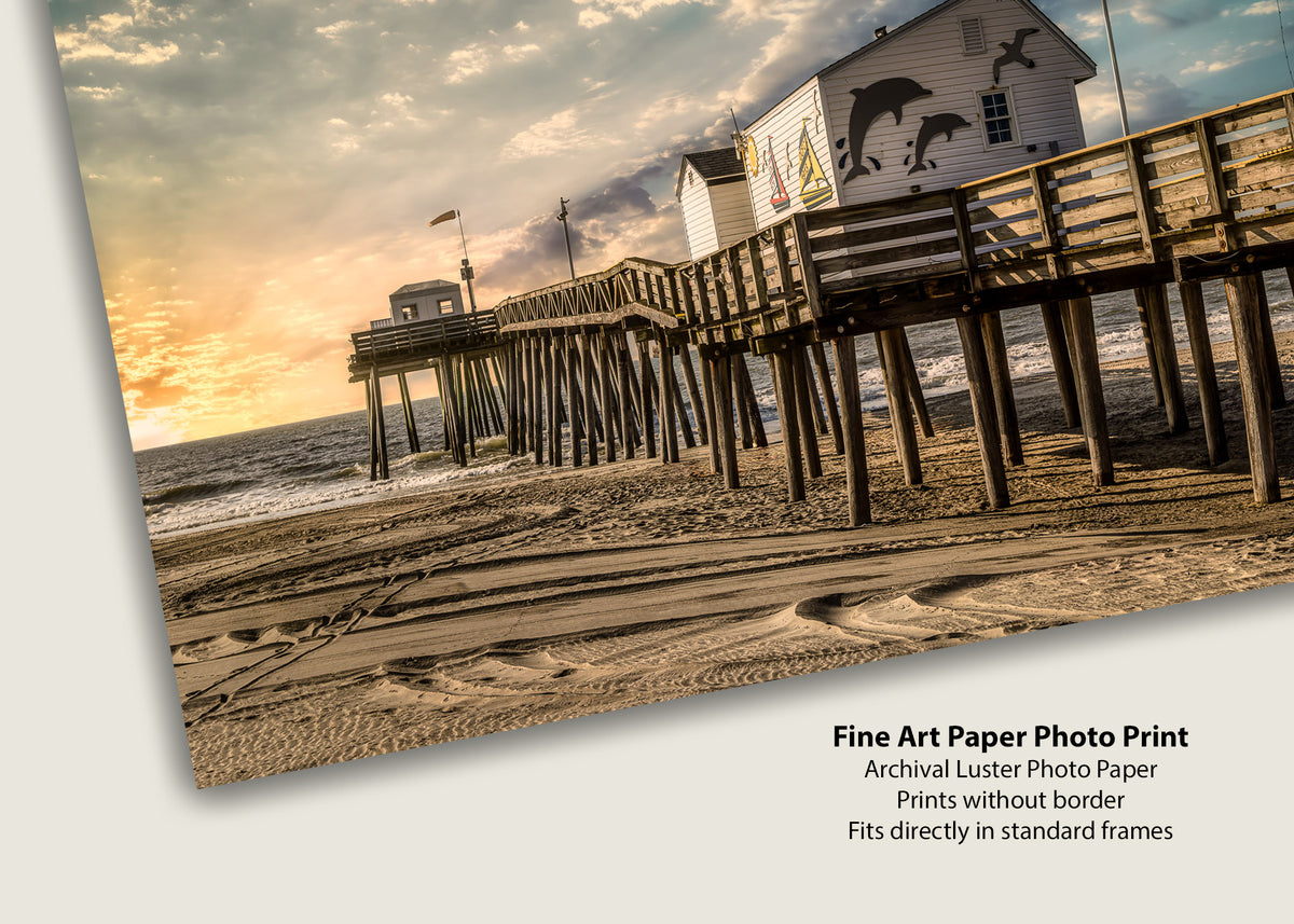 Amanecer en el muelle pesquero de OCNJ