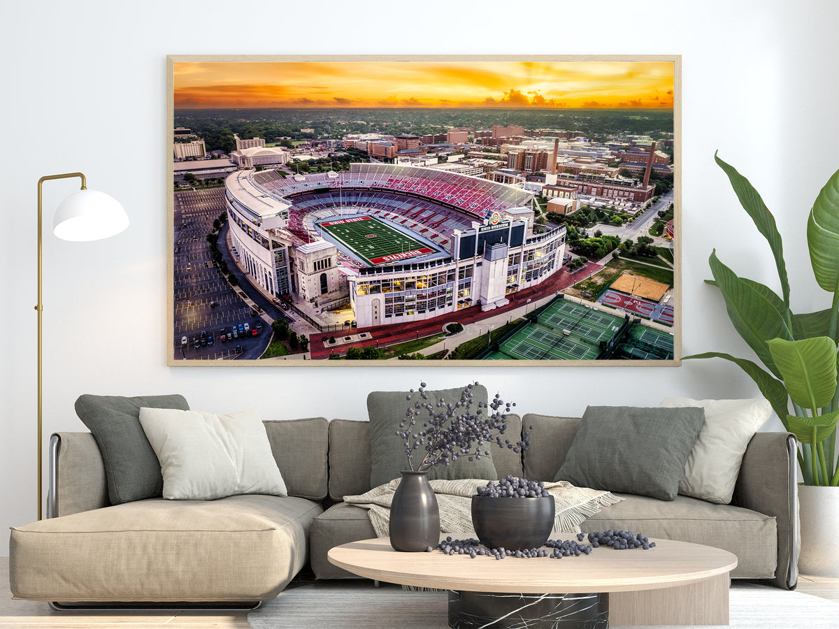 Amanecer en el estadio de Ohio