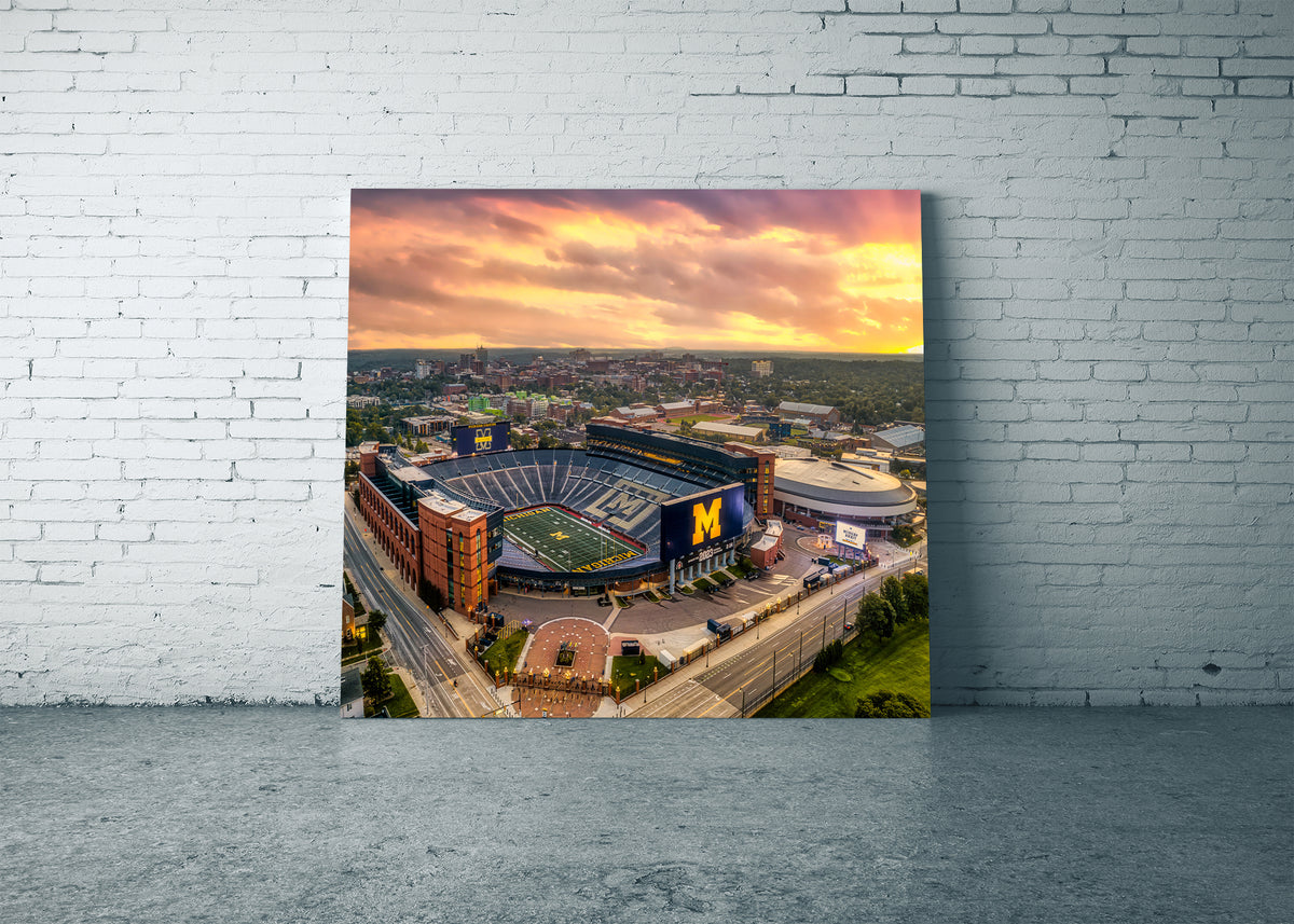 Sunrise at Michigan Stadium