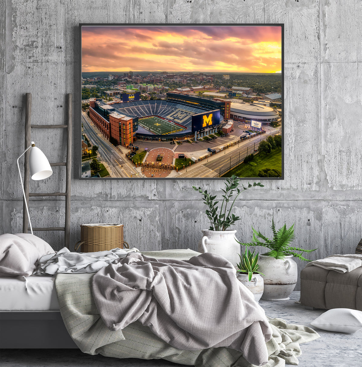Sunrise at Michigan Stadium