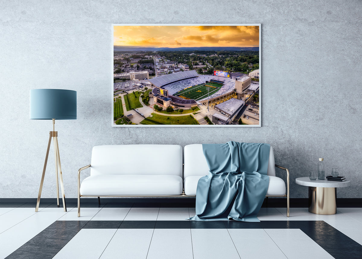 Sunrise at Mountaineer Field