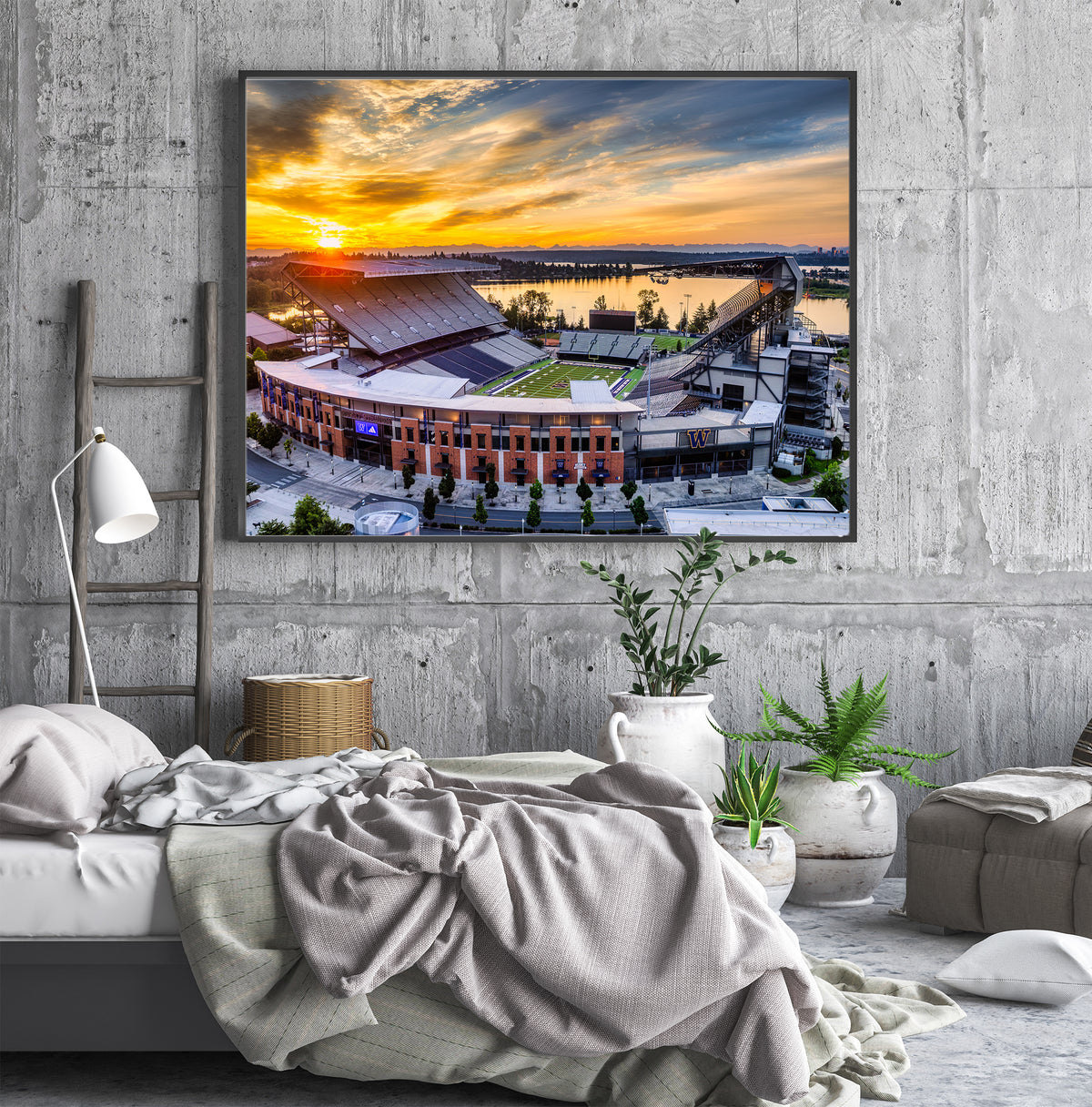 Sunrise at Husky Stadium