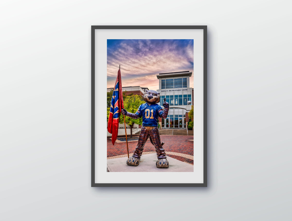 Aubie at the Student Center