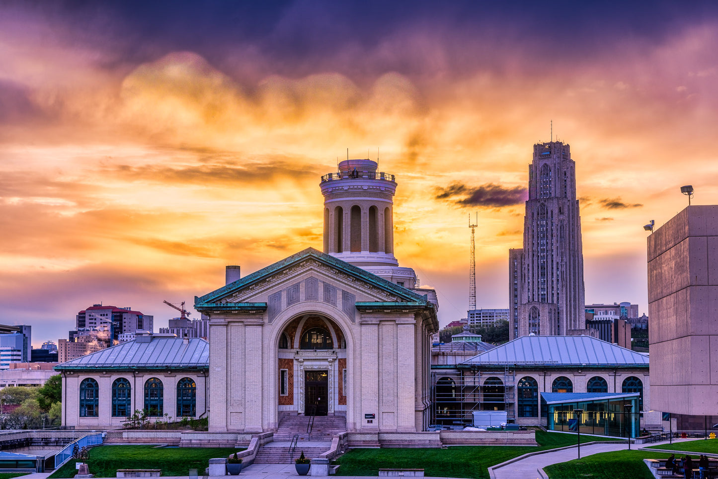 Dusk at Hamerschlag Hall image 0