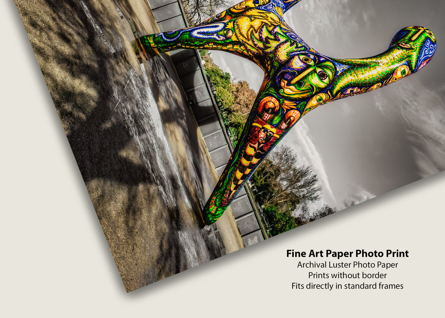 Melbourne Statue Color Splash