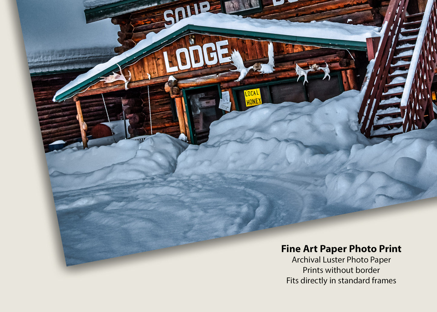 Snowed in at the Old Sourdough Lodge