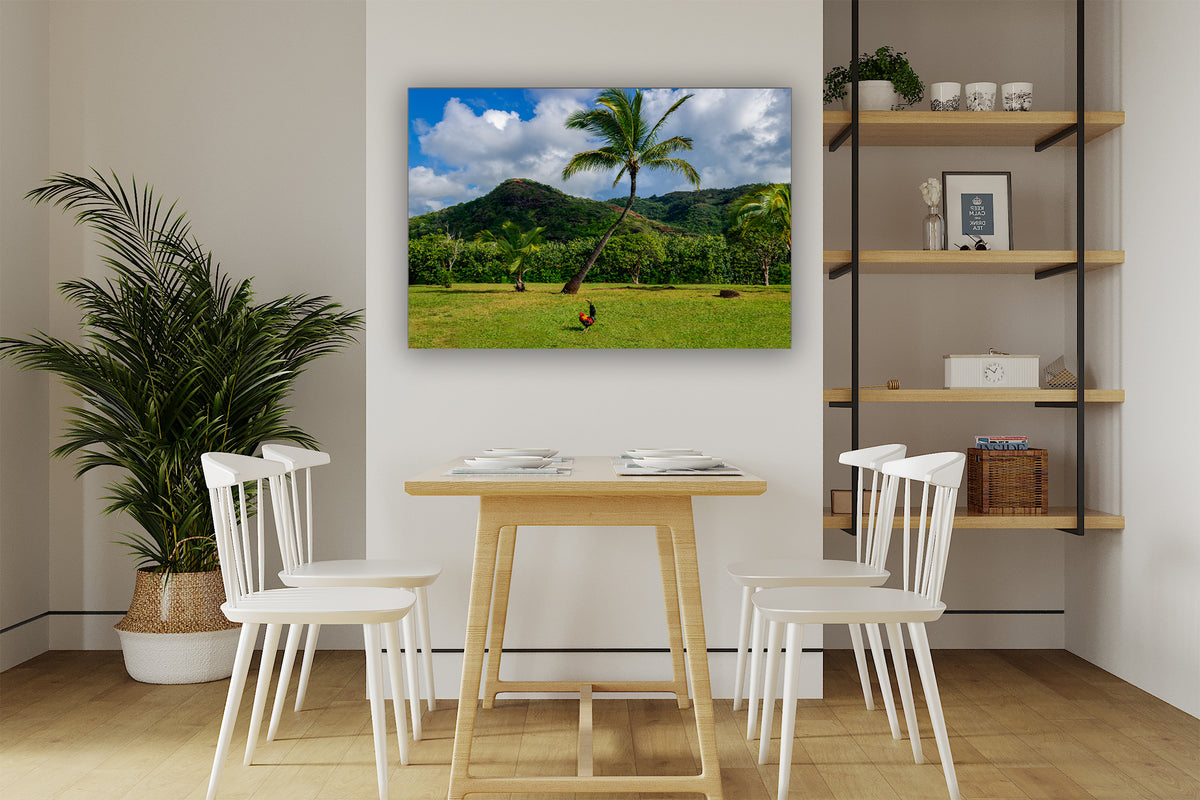 Hawaiian Mountain Landscape, Side of Chicken