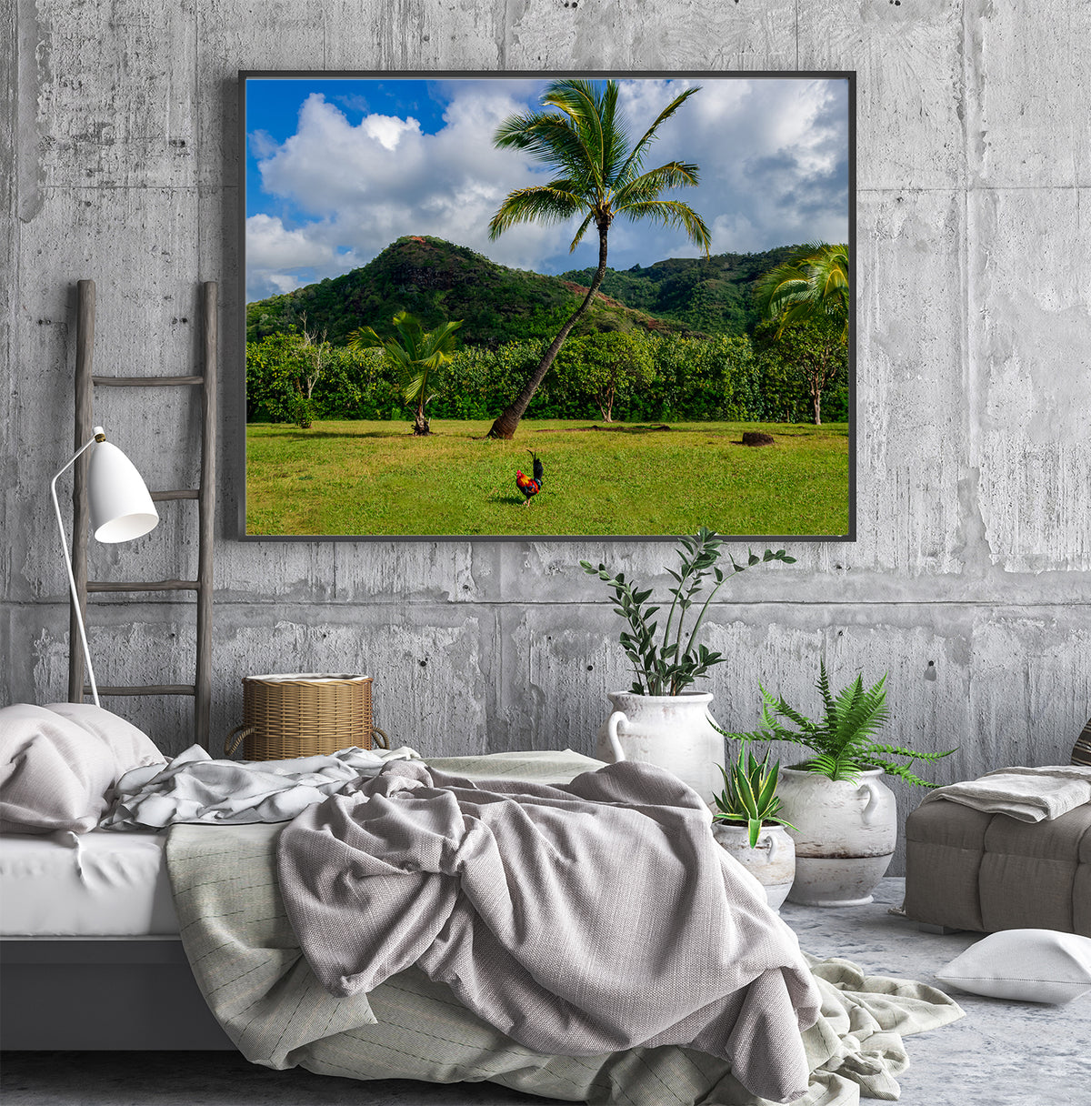 Hawaiian Mountain Landscape, Side of Chicken