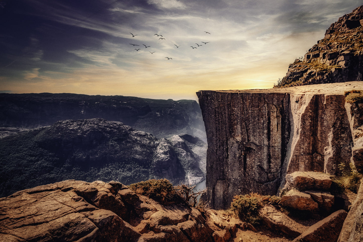 Sunrise at Pulpit Rock image 0