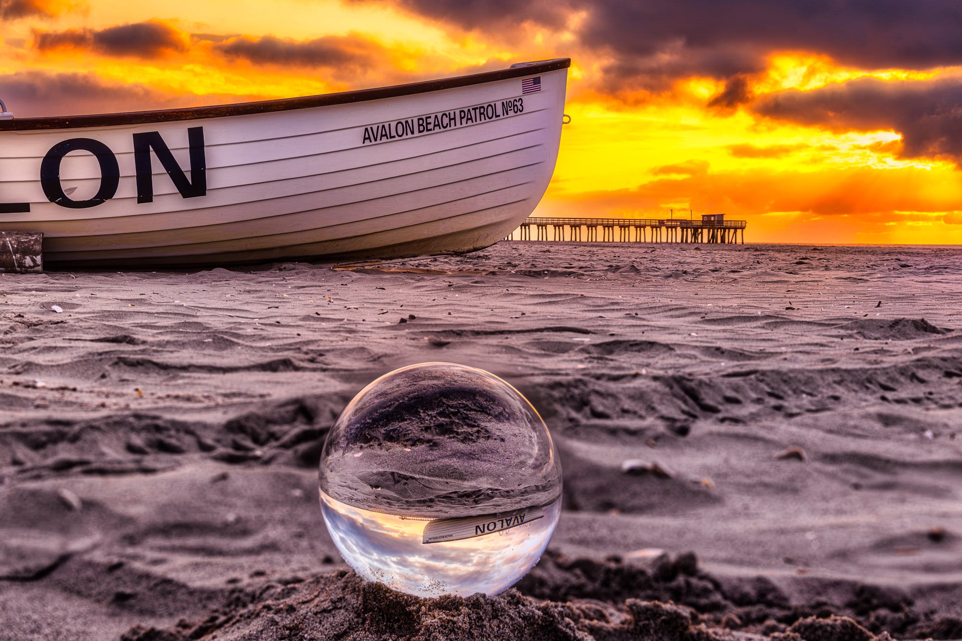 Reflections on Avalon Beach image 0