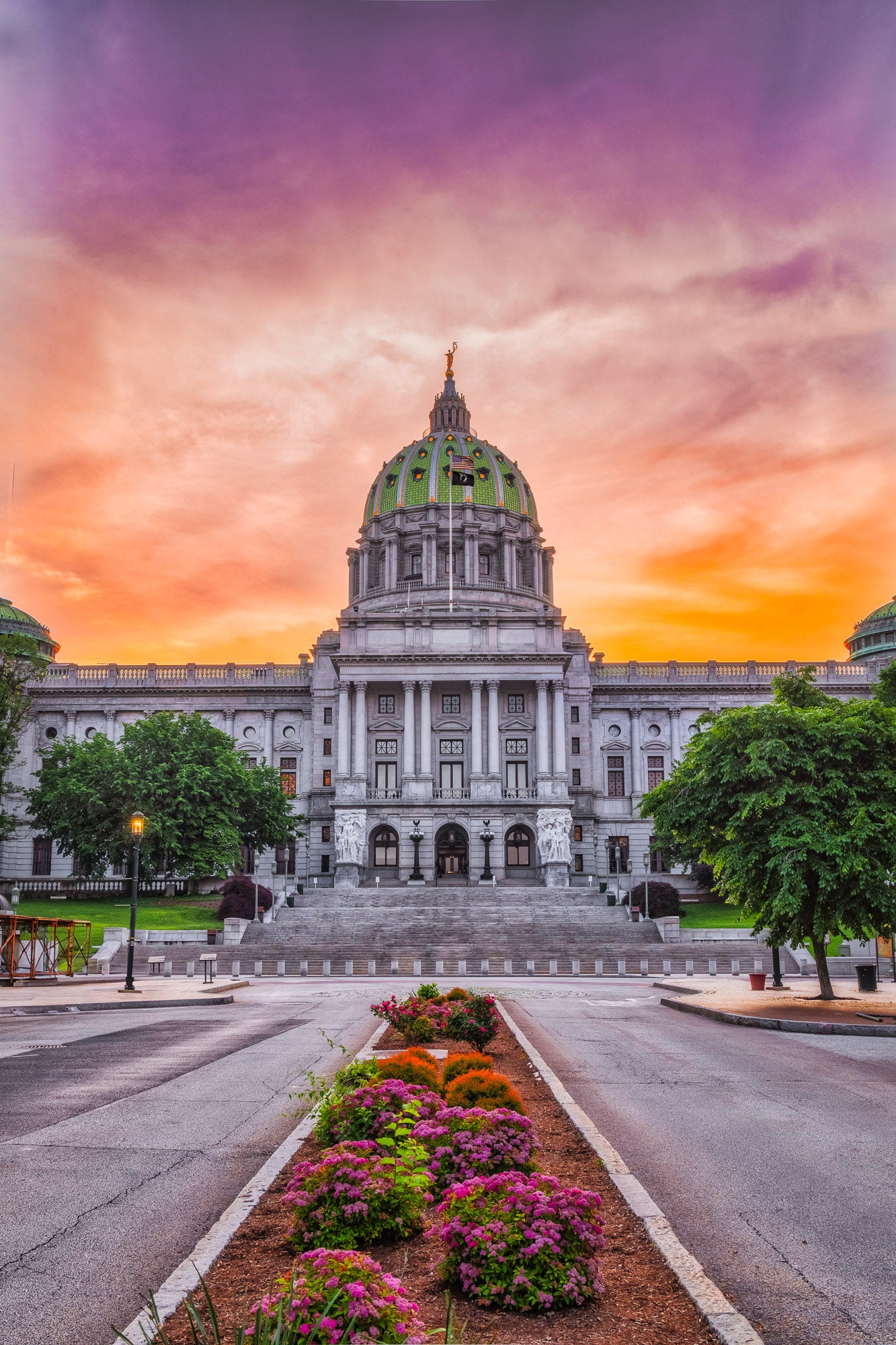 Portrait of the Pennsylvania State Capitol at Sunrise image 0