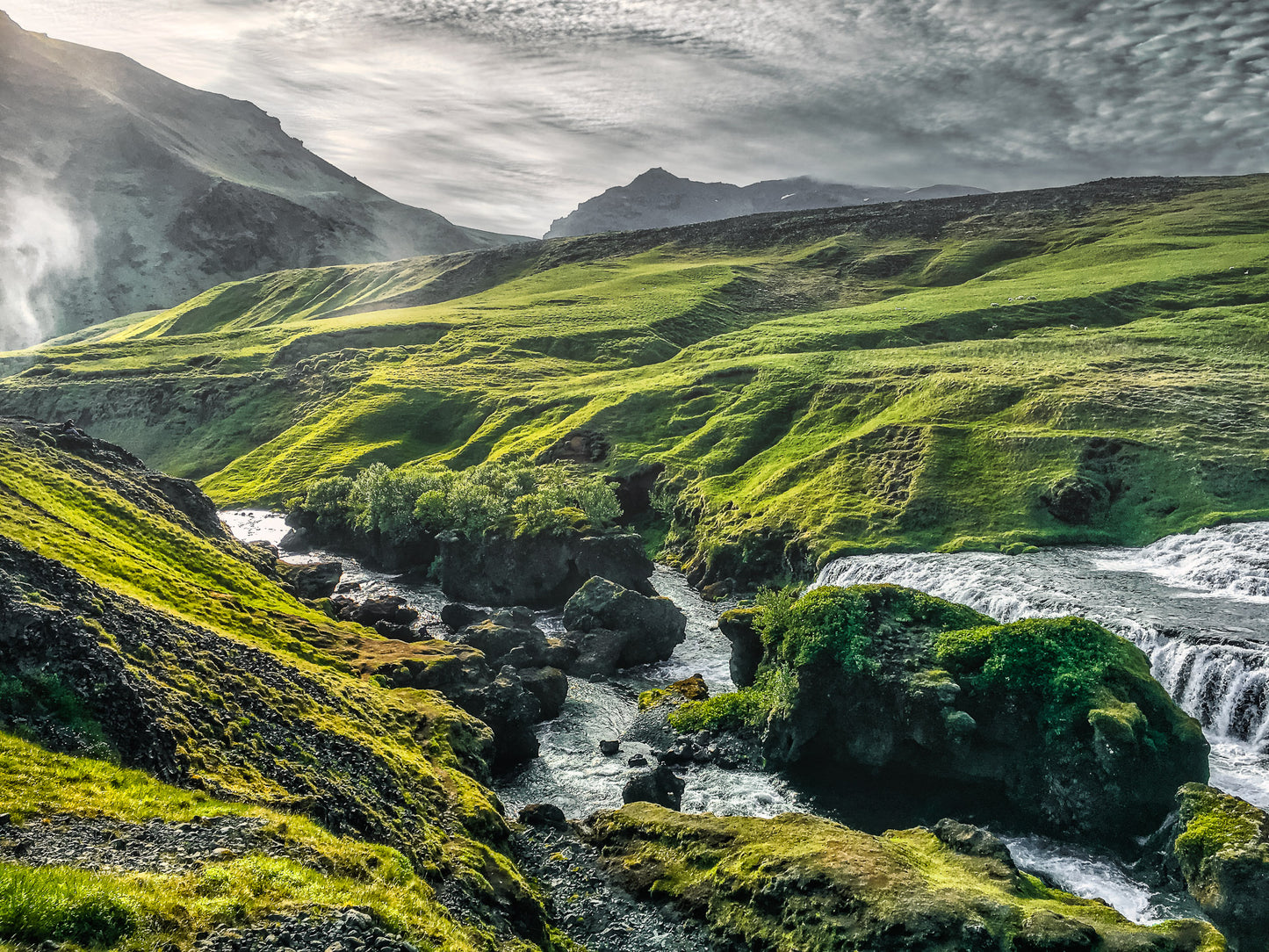 Hazy Skoga River image 0