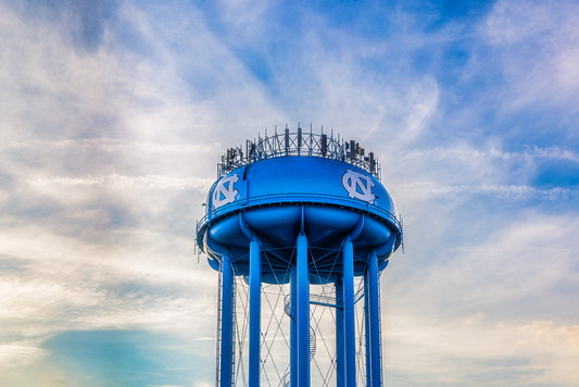 Blue and White Skies at UNC Water Tower image 0
