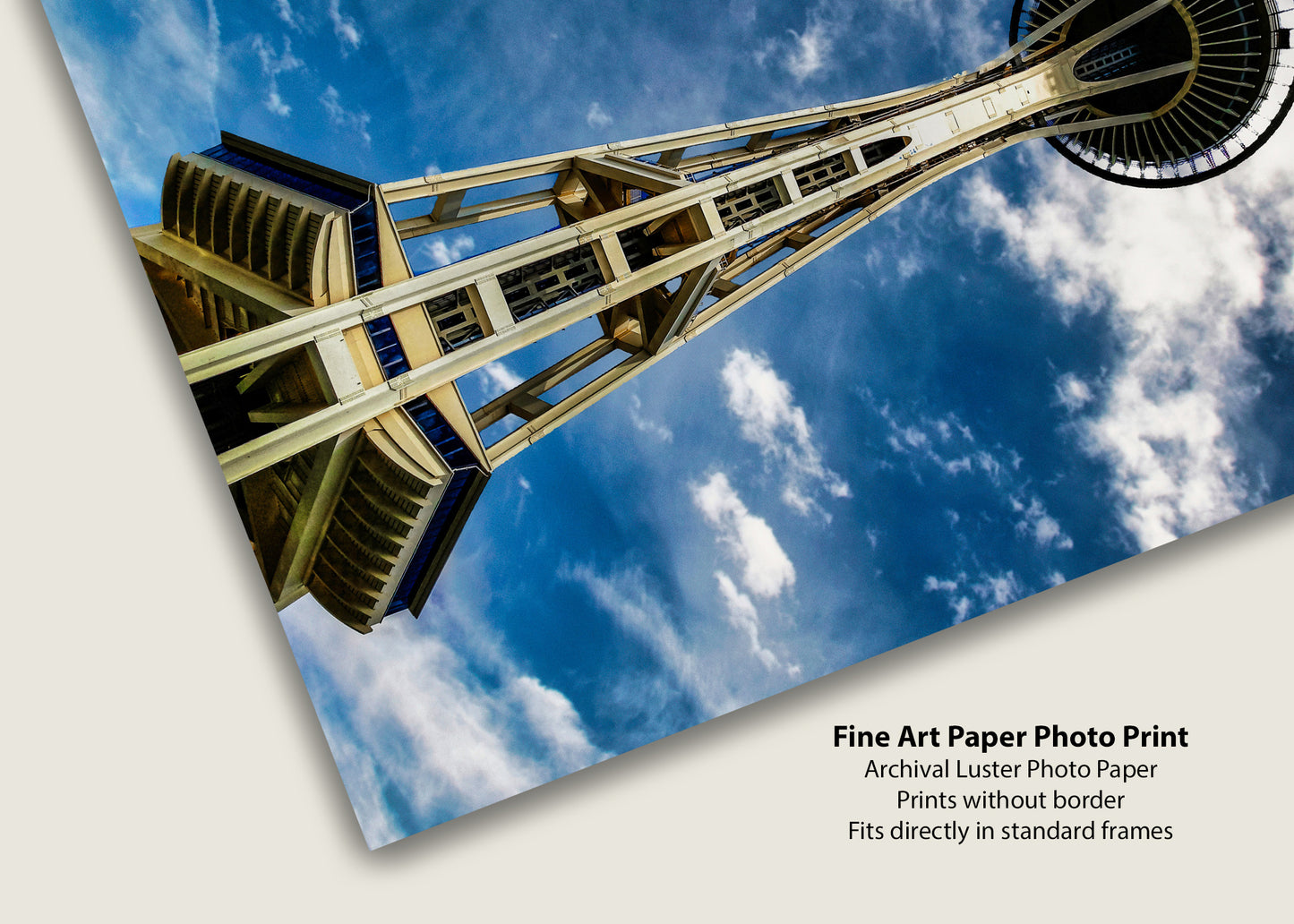 Mirando hacia la Space Needle