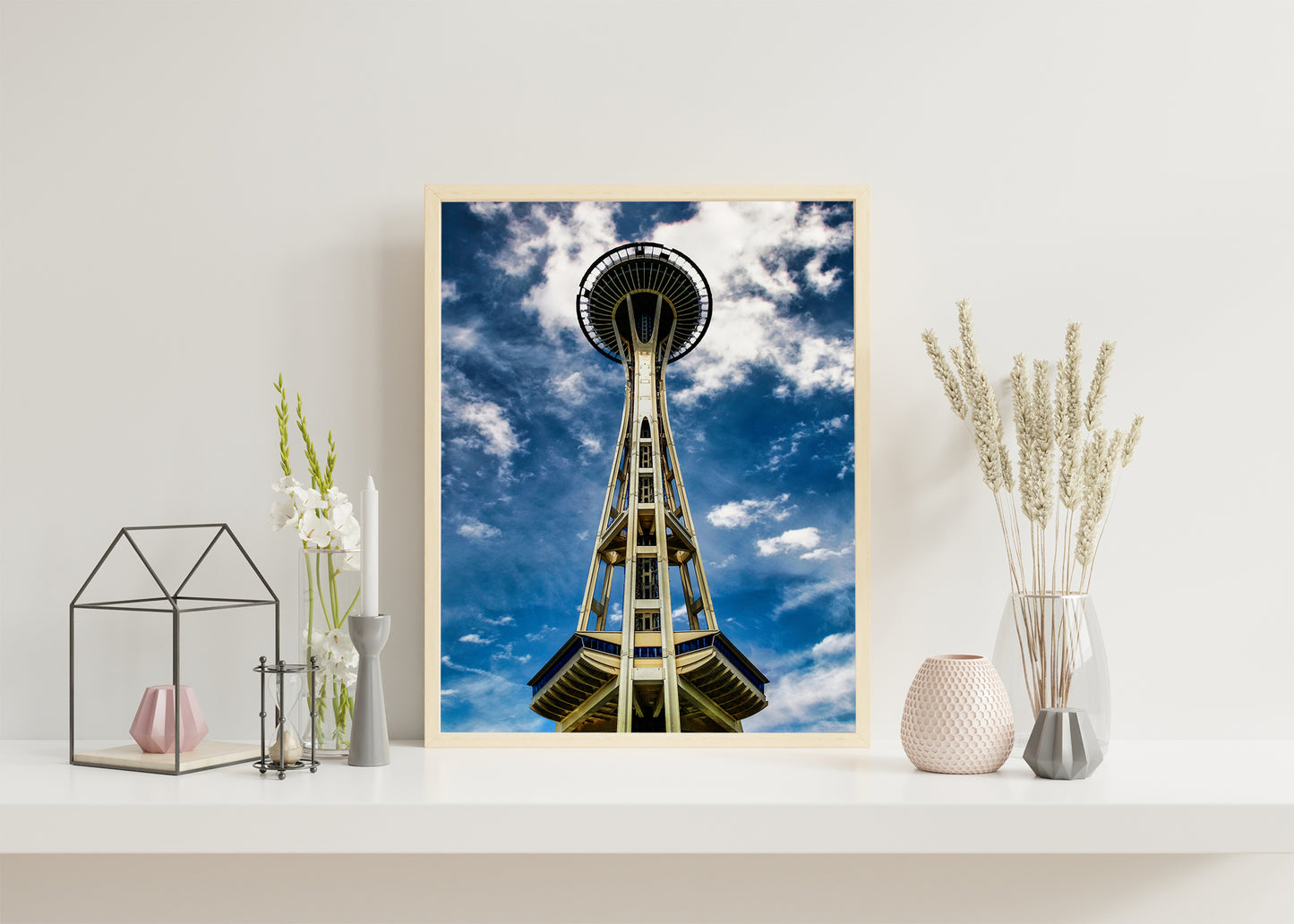 Mirando hacia la Space Needle