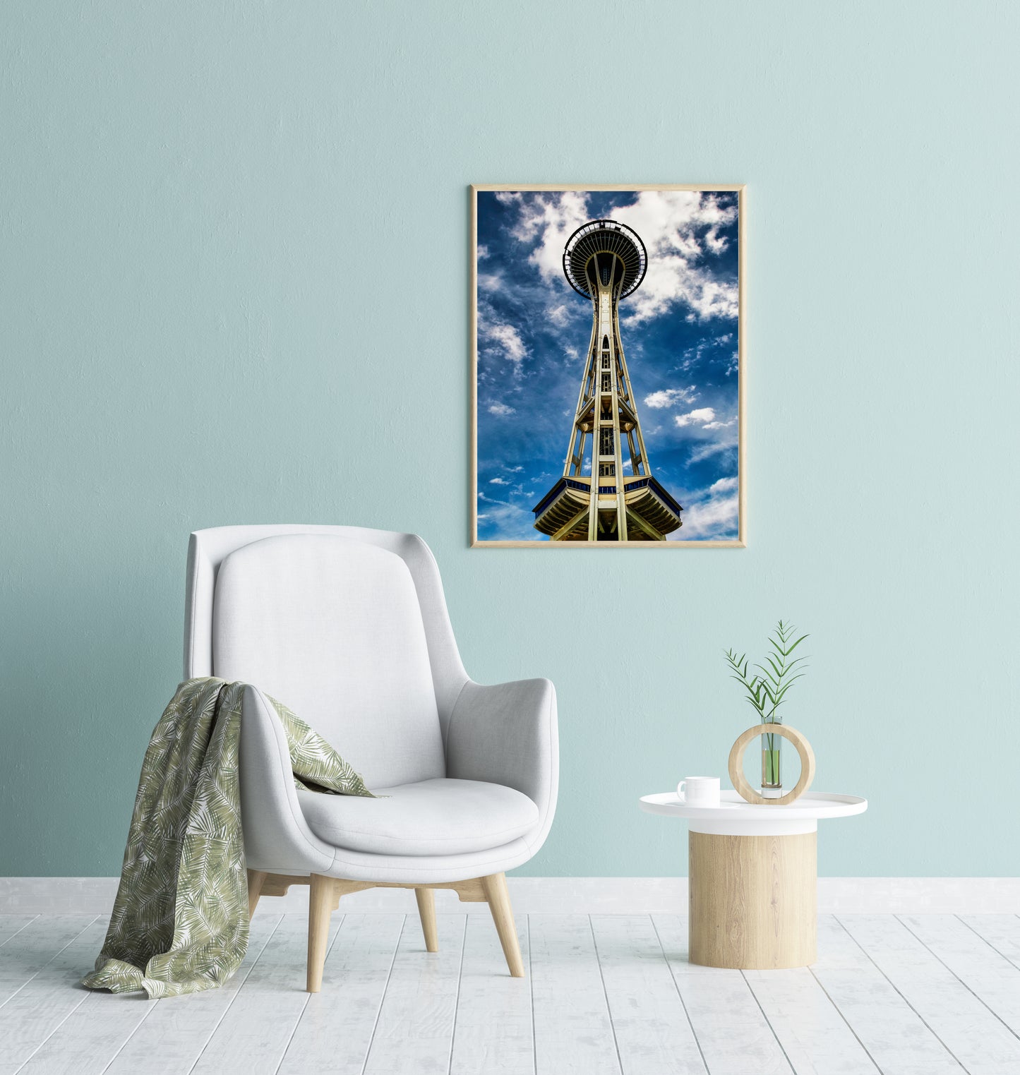 Mirando hacia la Space Needle