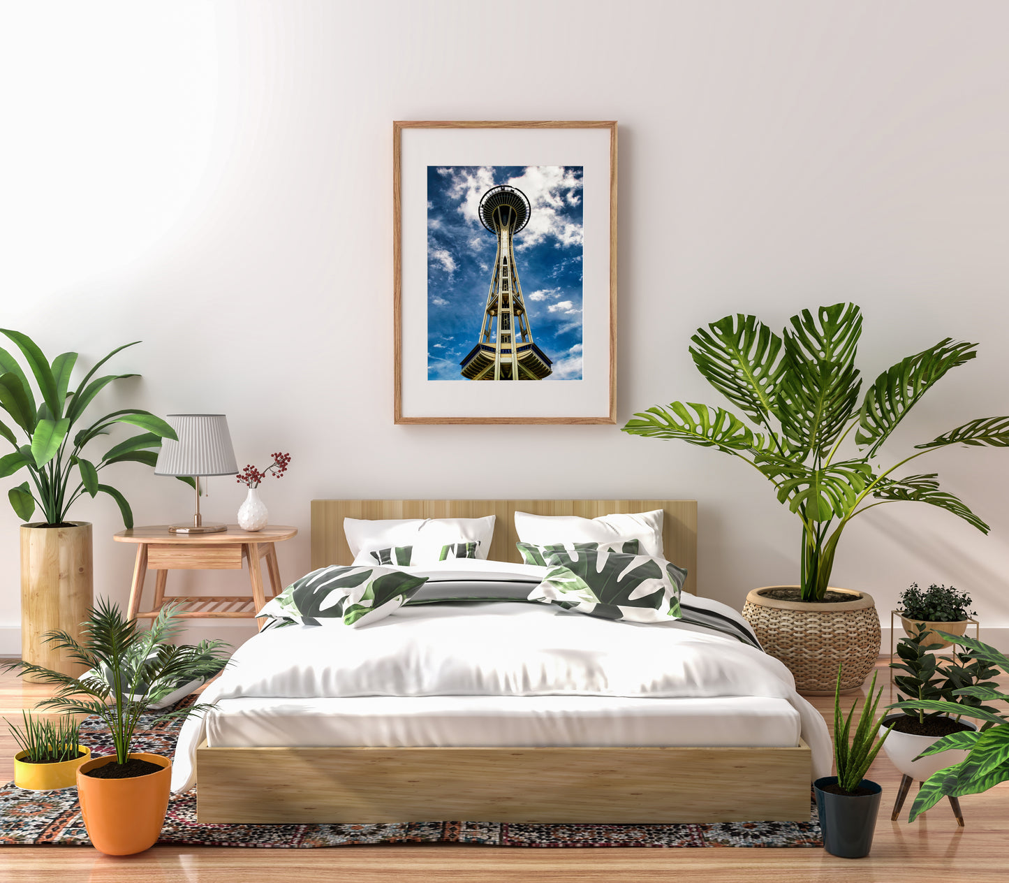 Mirando hacia la Space Needle