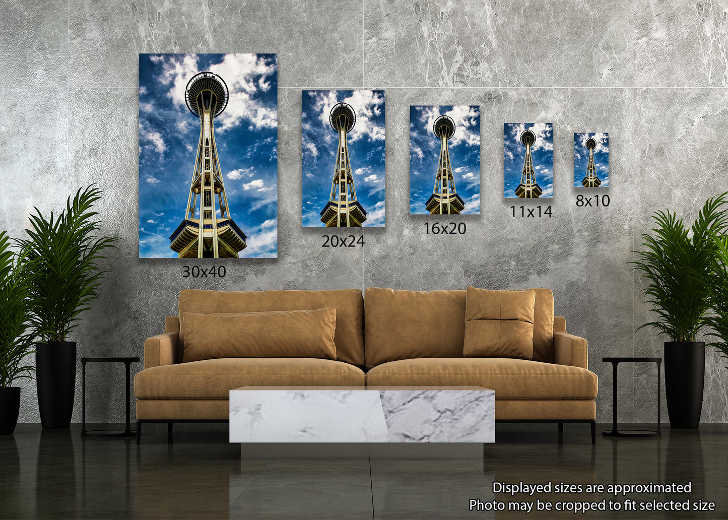 Mirando hacia la Space Needle