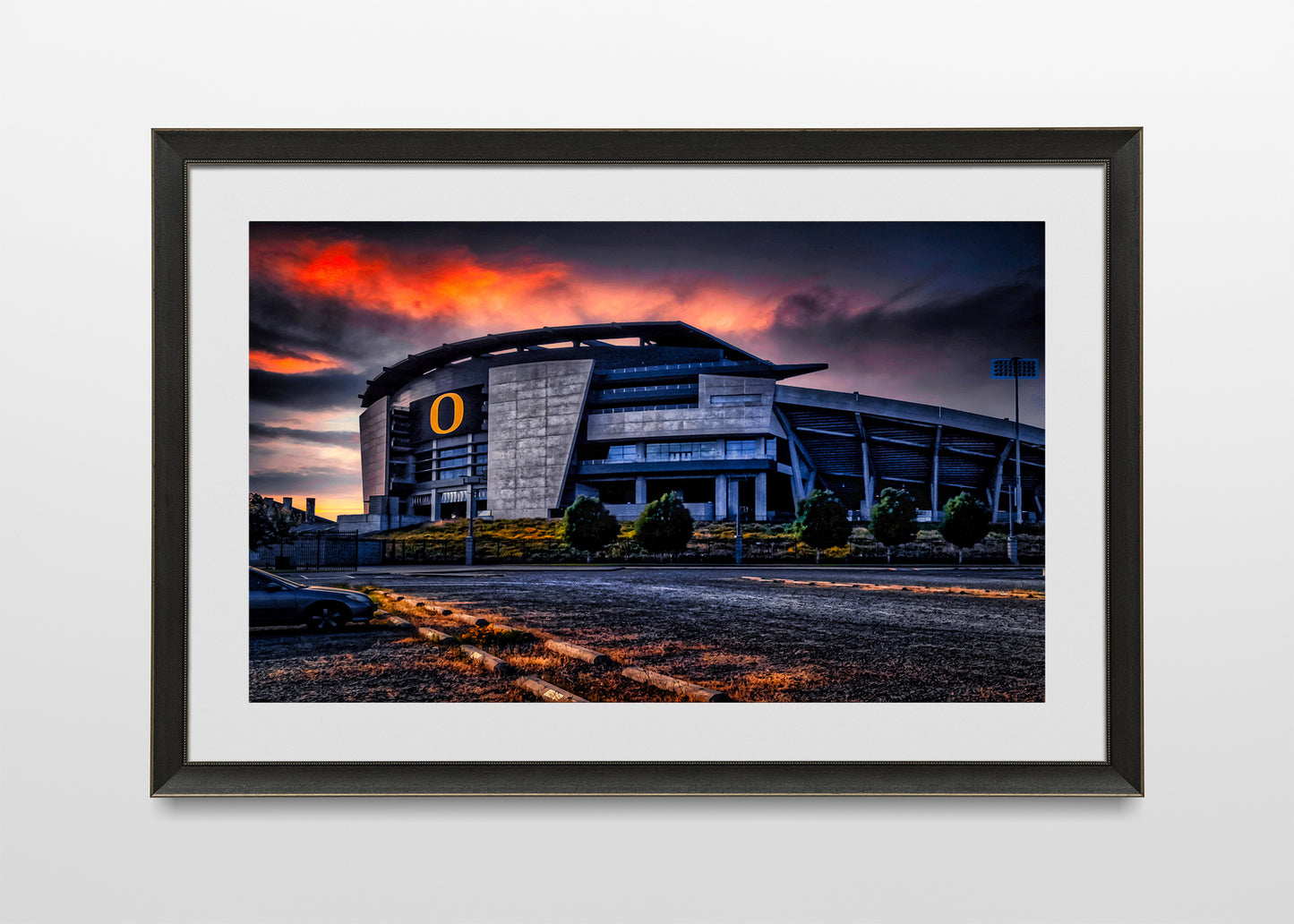 Atardecer en el estadio Autzen