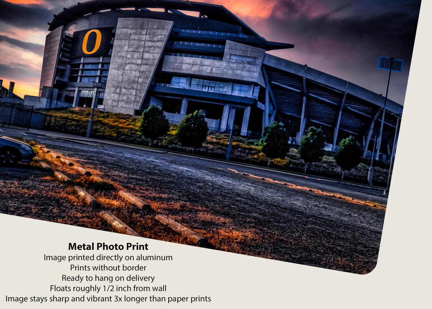 Atardecer en el estadio Autzen