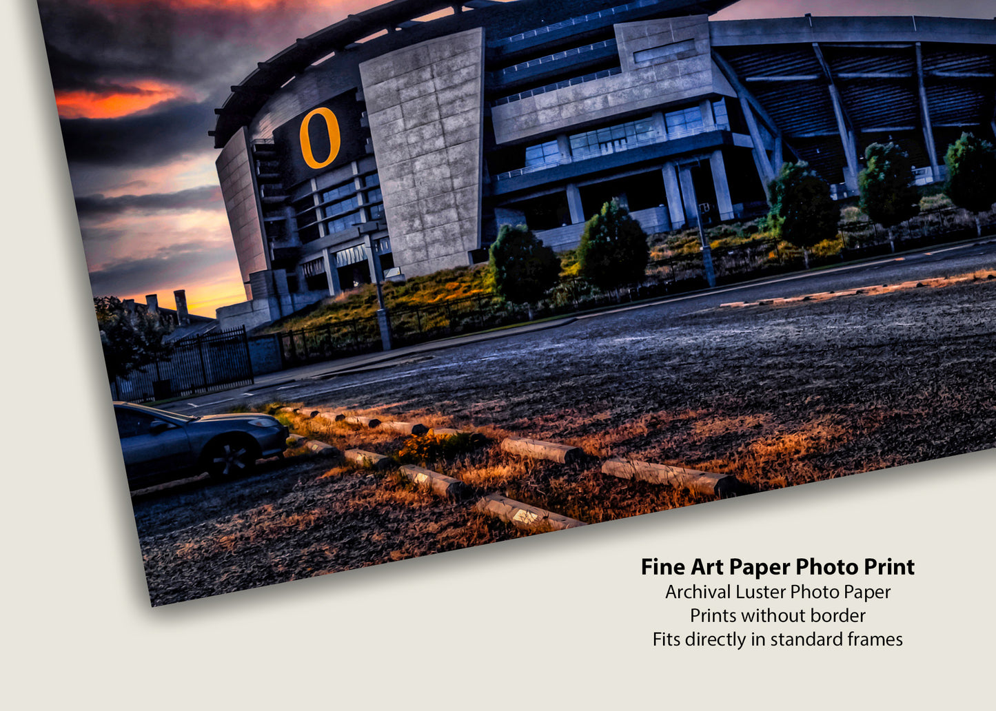 Atardecer en el estadio Autzen