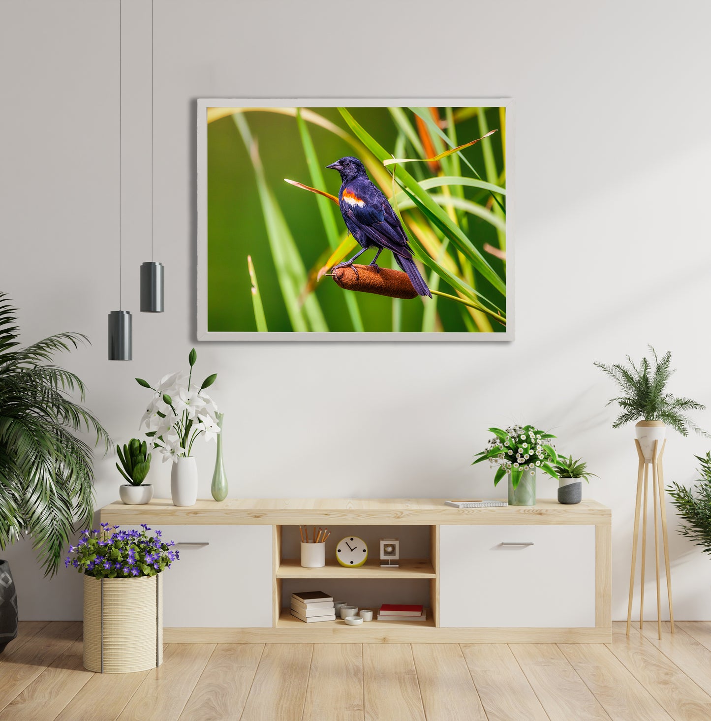 Alas rojas y espadañas