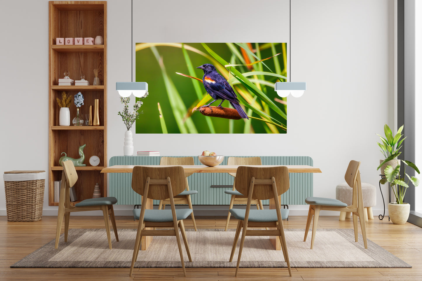 Alas rojas y espadañas