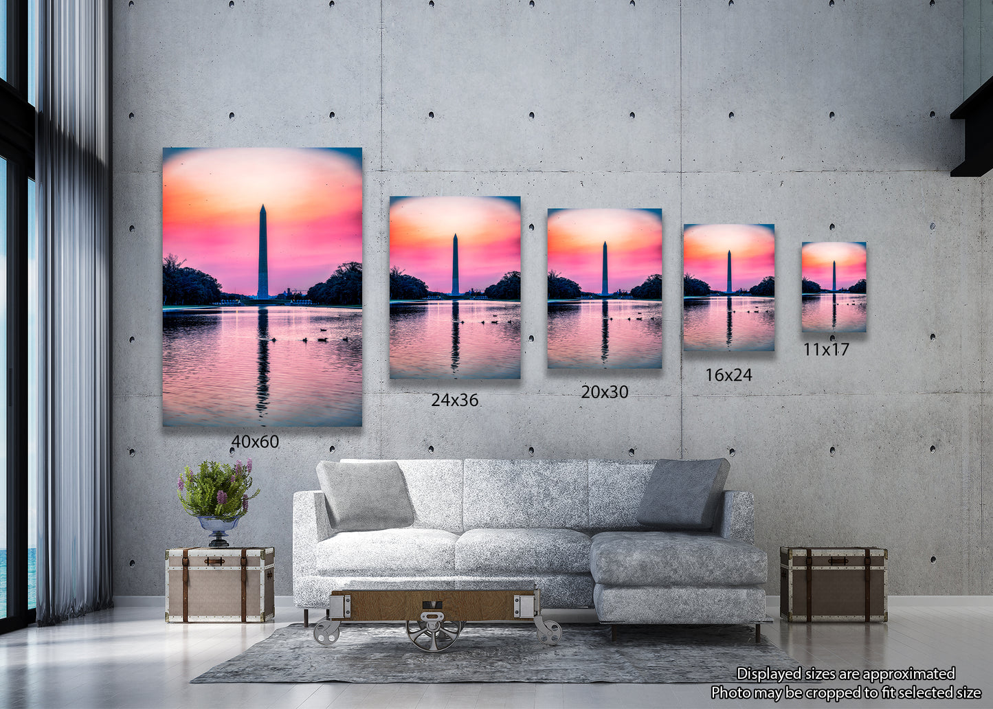 Sunrise over Reflecting Pool