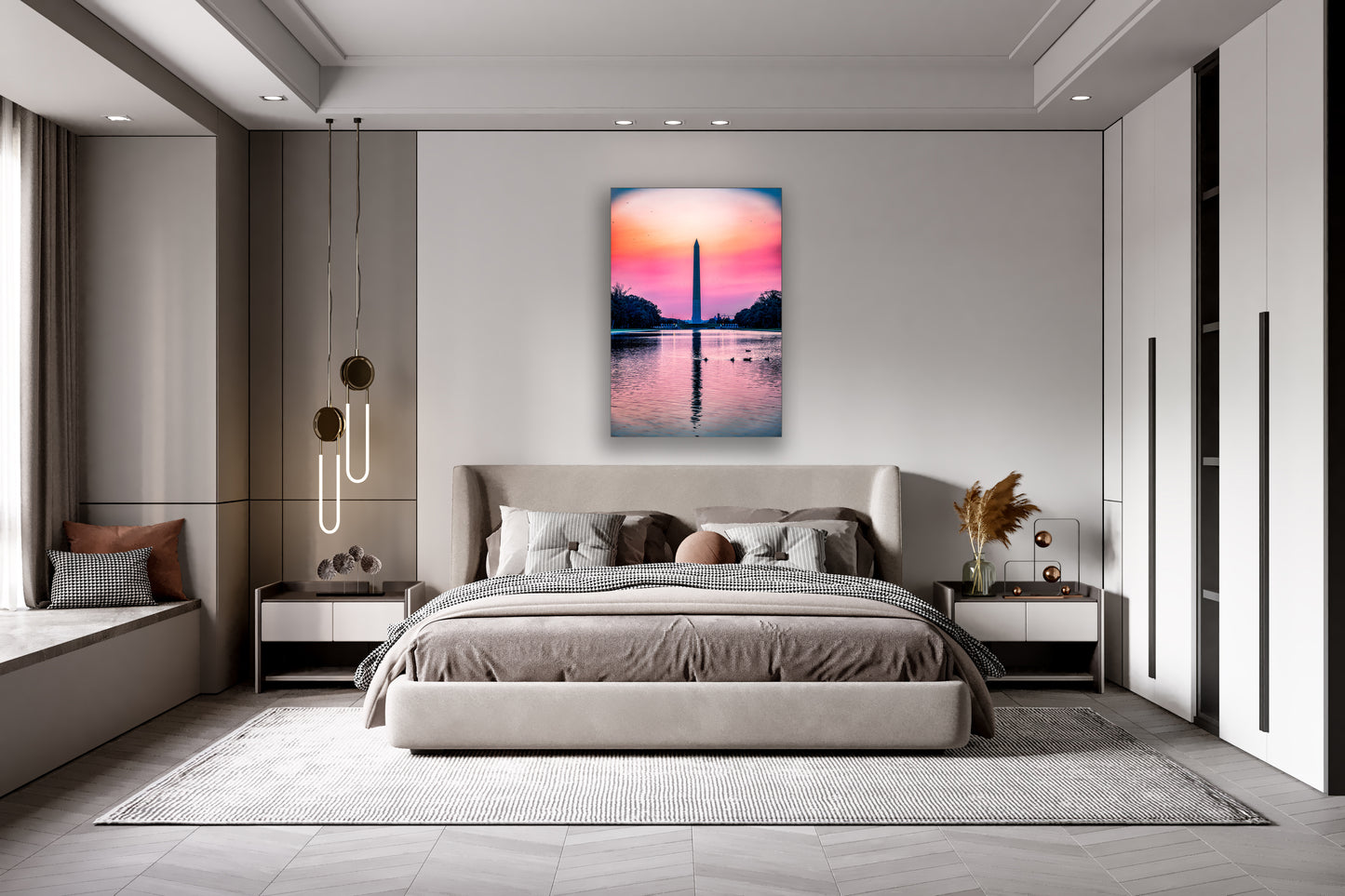 Sunrise over Reflecting Pool