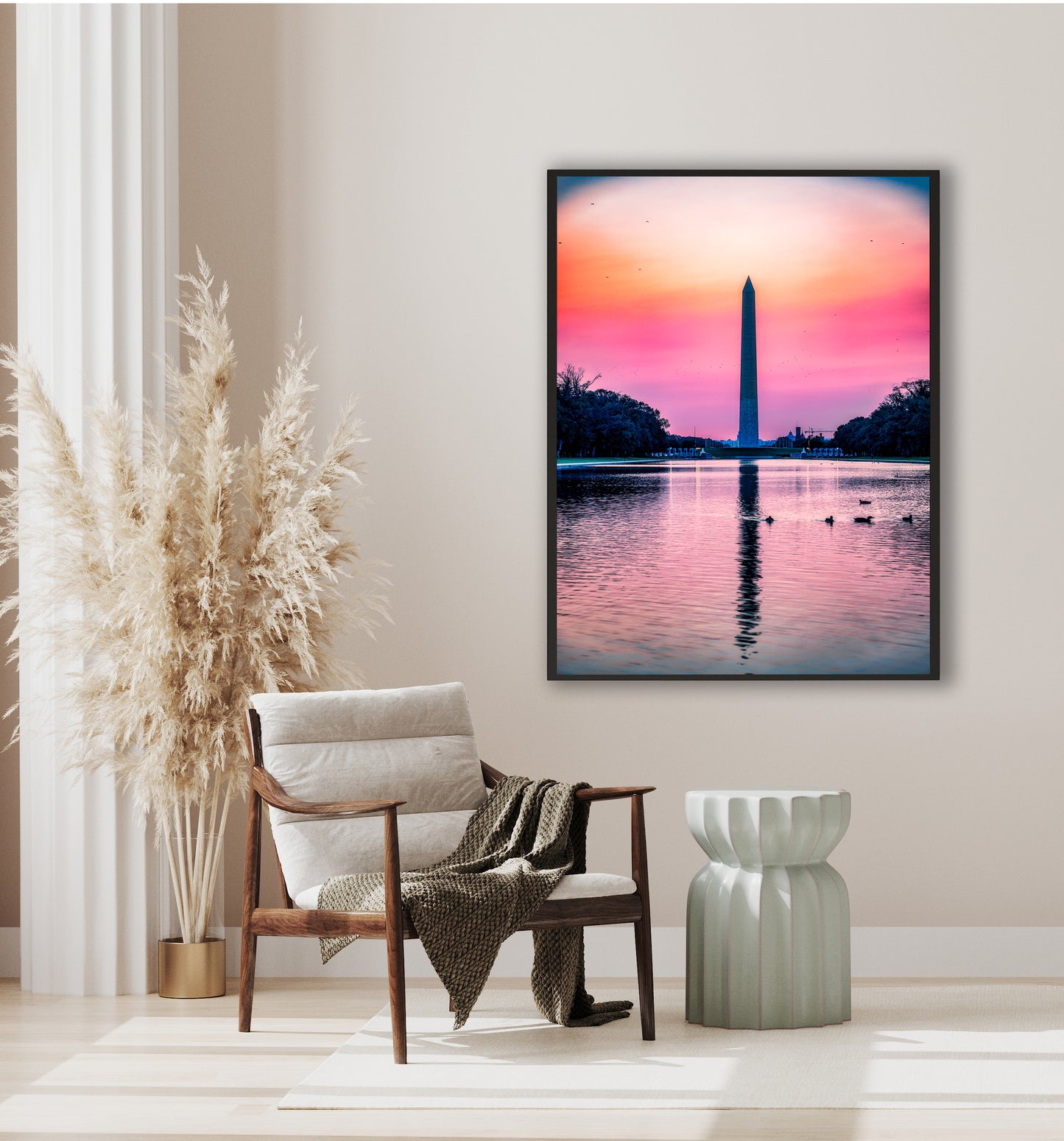 Sunrise over Reflecting Pool