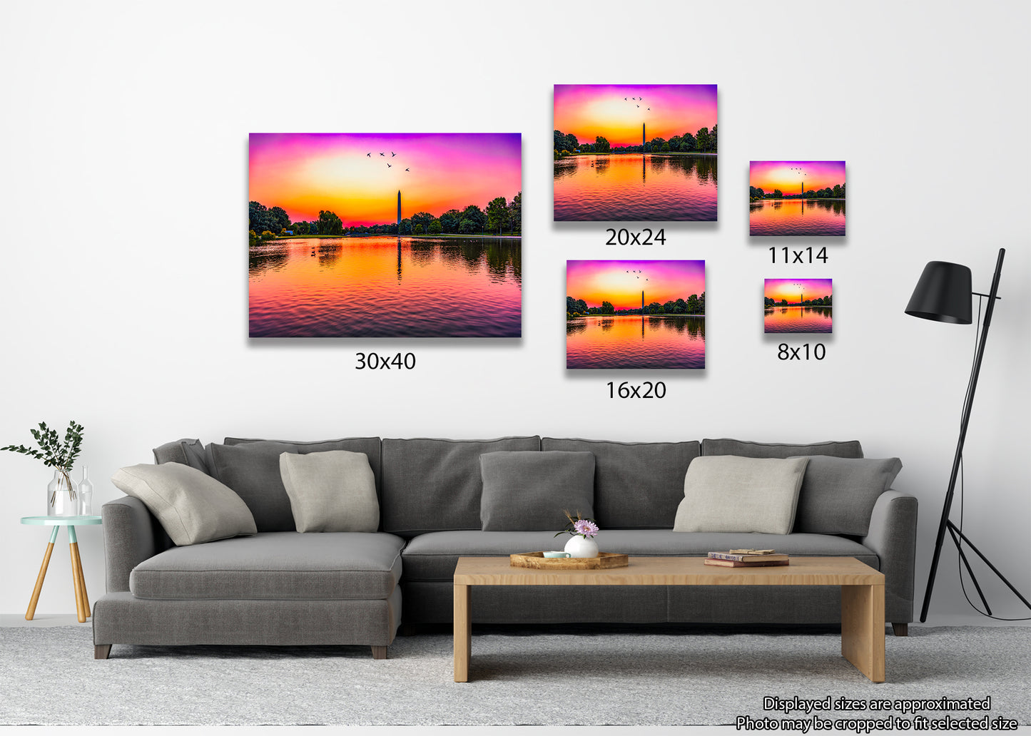 Sunrise over Constitution Gardens