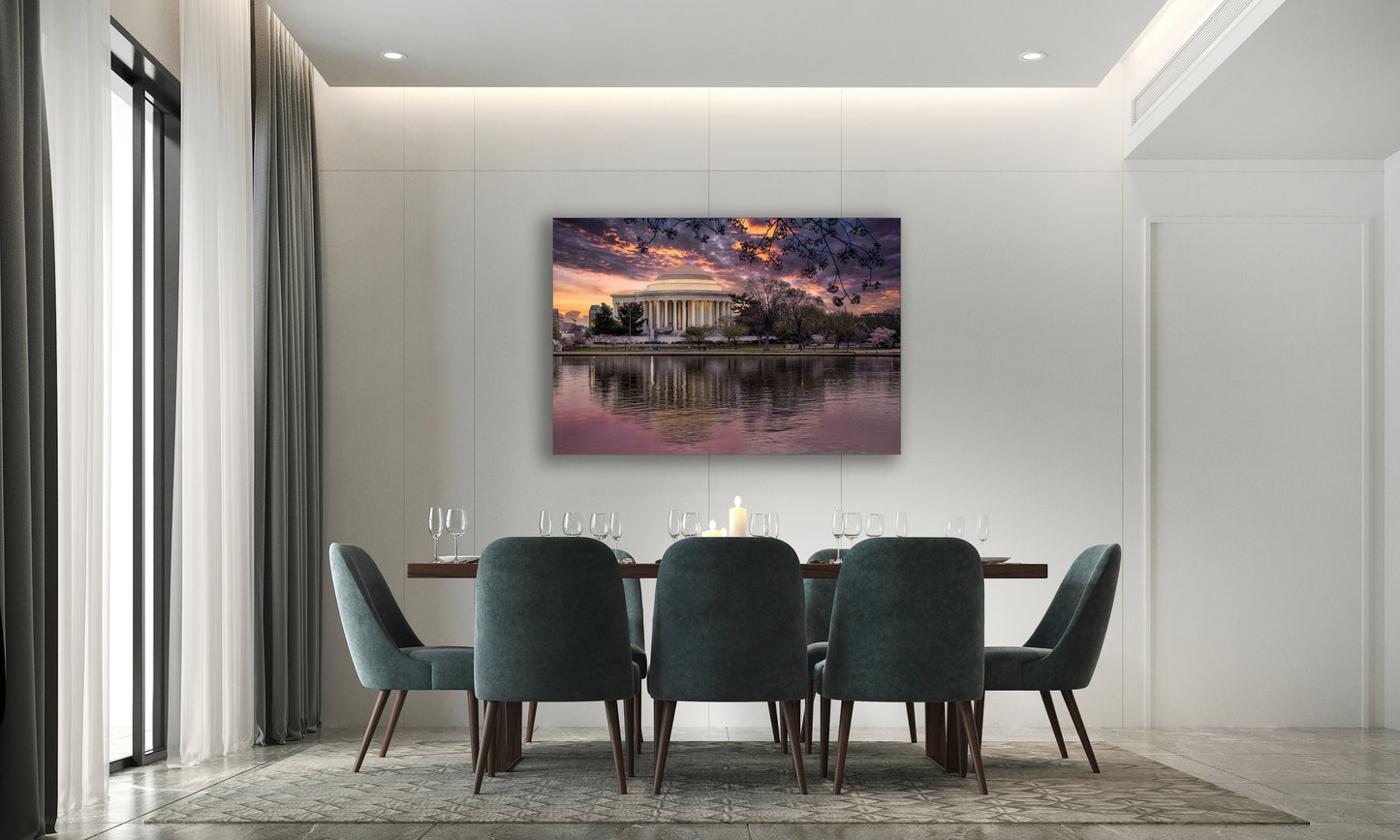 Sunrise at the Jefferson Memorial
