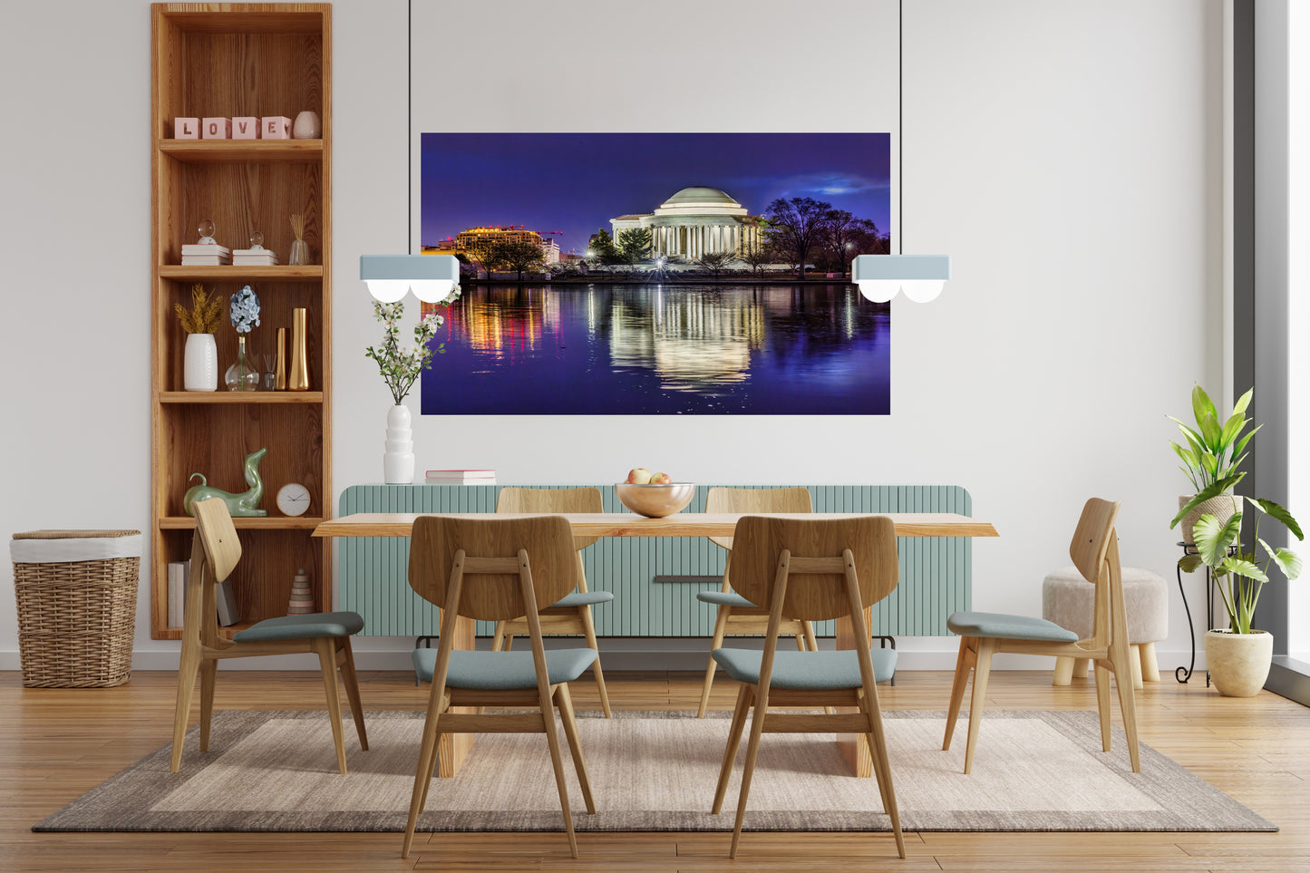 Night at the Jefferson Memorial