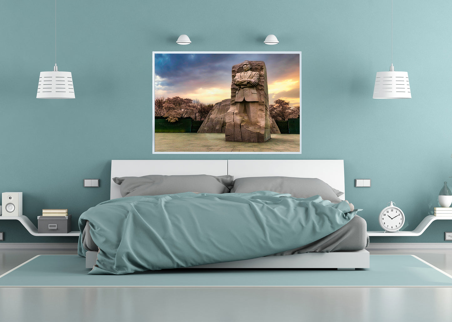 Sunset on the MLK Memorial