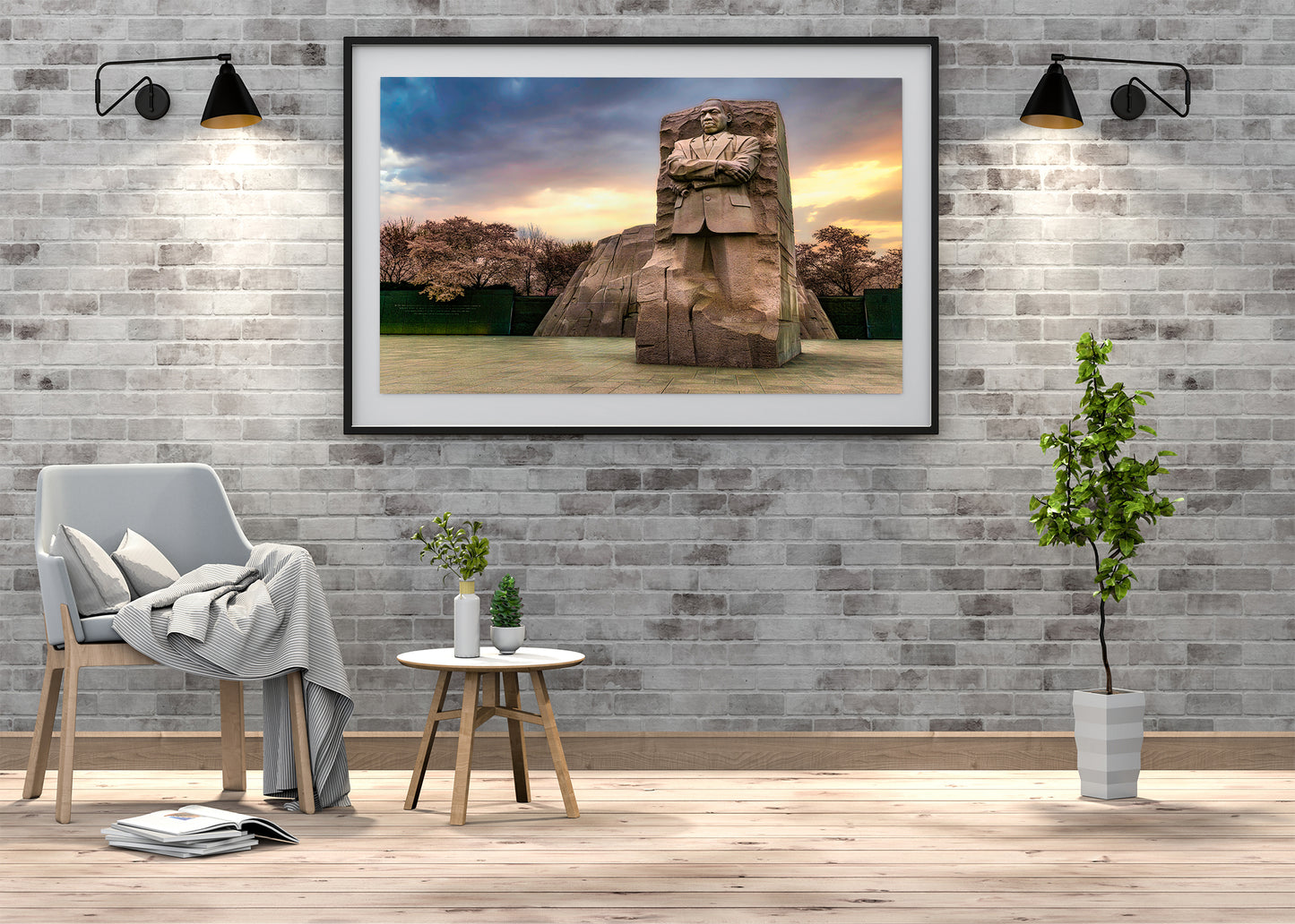 Sunset on the MLK Memorial