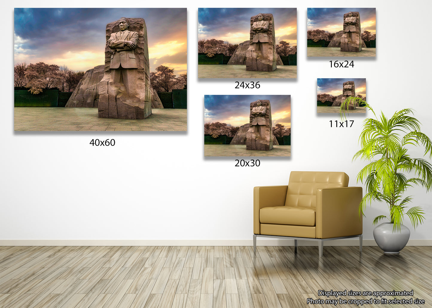 Sunset on the MLK Memorial